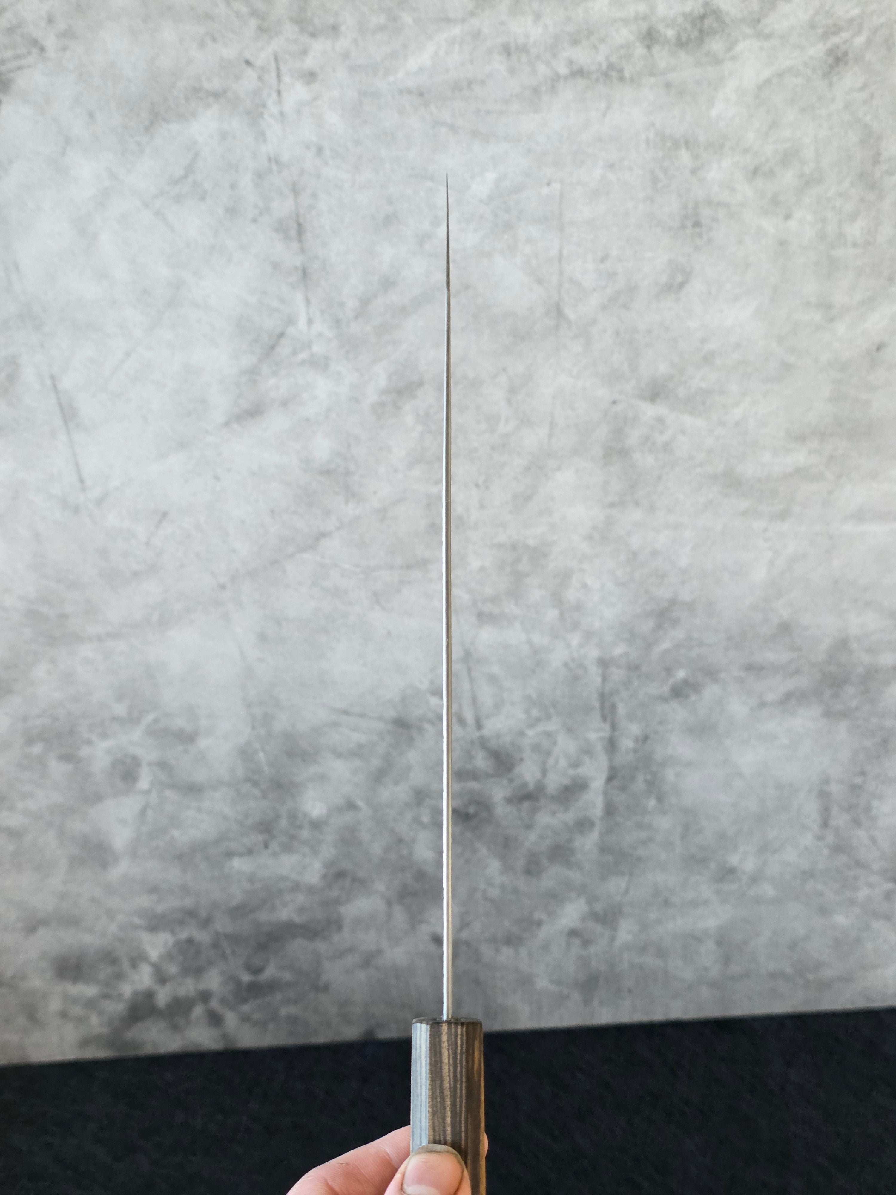 225mm "Yeil" Apex Ultra gyuto, stainless and nickel cladding