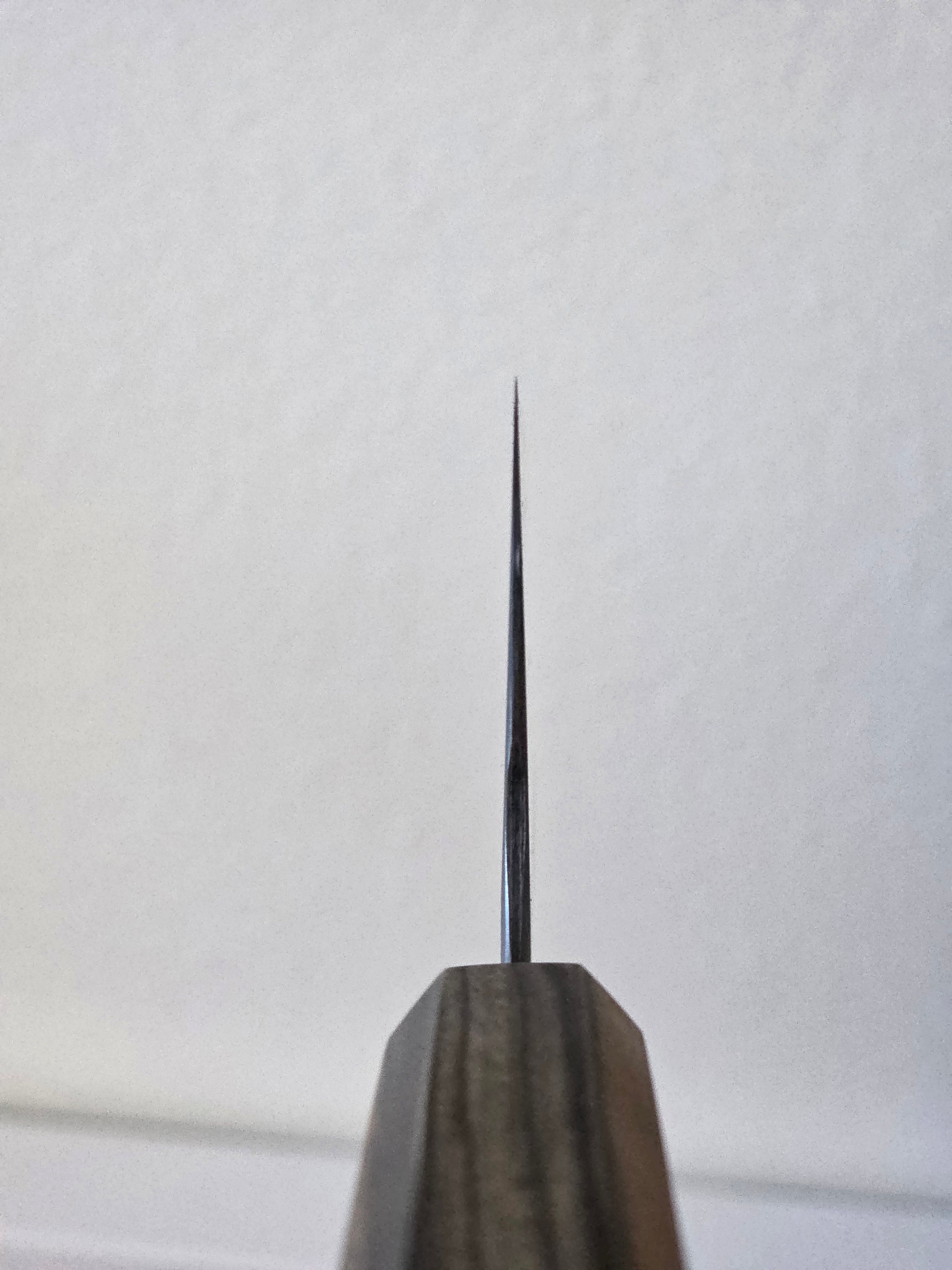 225mm "Yeil" Apex Ultra gyuto, stainless and nickel cladding